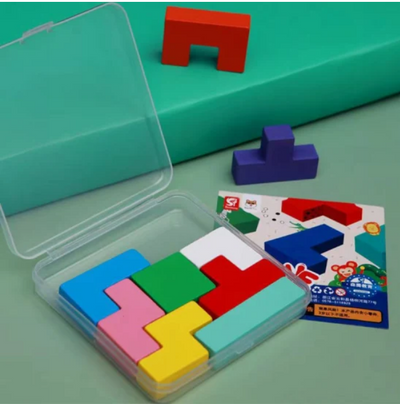 PRE MATEMÁTICAS CONJ01: Contiene 123 Tren, Tamaño Correcto, Mini Tetris
