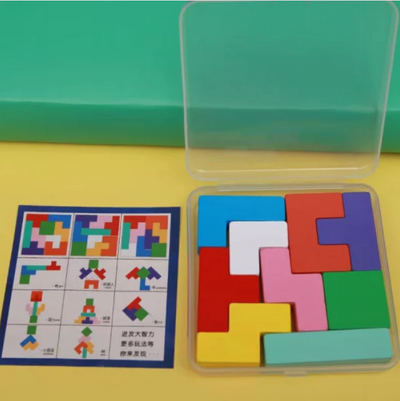 PRE MATEMÁTICAS CONJ01: Contiene 123 Tren, Tamaño Correcto, Mini Tetris