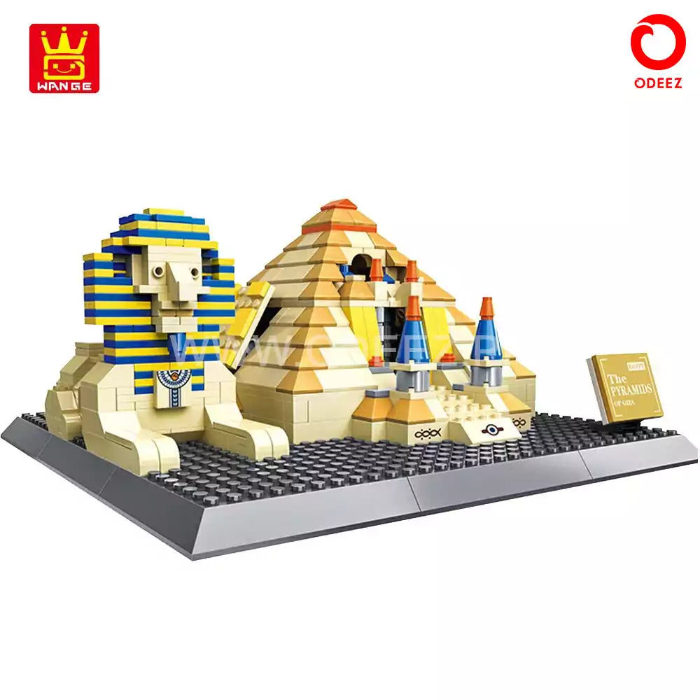 The Great Pyramids Of Giza Construction Building Blocks Model 622 Pieces - 210