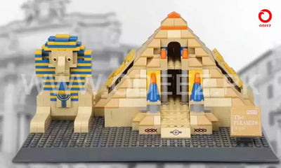 The Great Pyramids Of Giza Construction Building Blocks Model 622 Pieces - 210