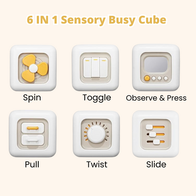 Fidtoy Cube d'activités Montessori pour bébés et tout-petits