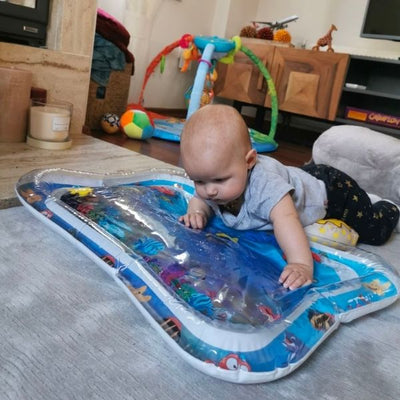 Tapis de jeu aquatique Fidtoy Tummy Time pour bébés de 3 à 12 mois, jeu sensoriel