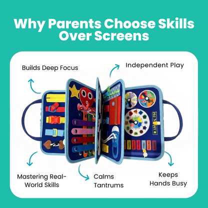 Toddla™ Montessori Busy Board