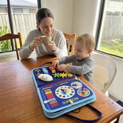 Fidtoy Montessori Busy Board for Toddlers Travel Learning Toy