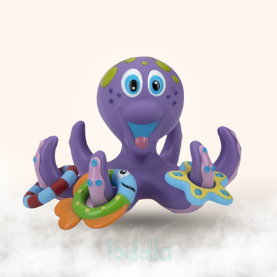 Lot de jouets de bain pieuvre Fidtoy pour tout-petits