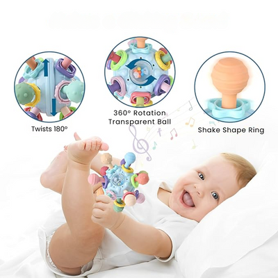 Fidtoy Sensory Teething Toy for Babies and Toddlers