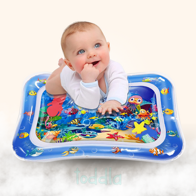Tapis de jeu aquatique Fidtoy Tummy Time pour bébés de 3 à 12 mois, jeu sensoriel