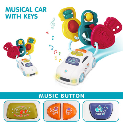 Volante Fidtoy con luces y sonidos para niños pequeños de 18 meses en adelante