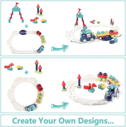 Train Track Set for Toddlers, Kids