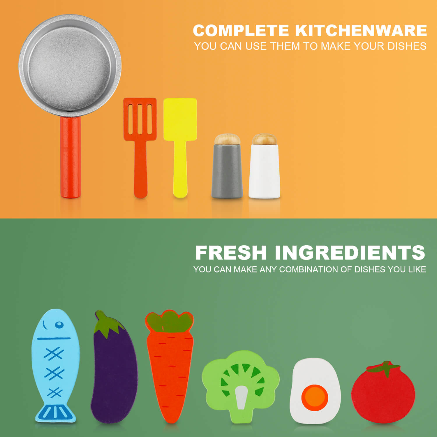 Toy Wooden Kitchen Sets for Kids