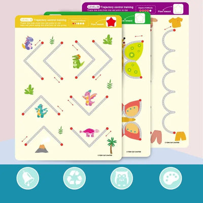 Fidtoy Magnetic Wooden Maze – Montessori Puzzle Ocean Theme for Preschoolers