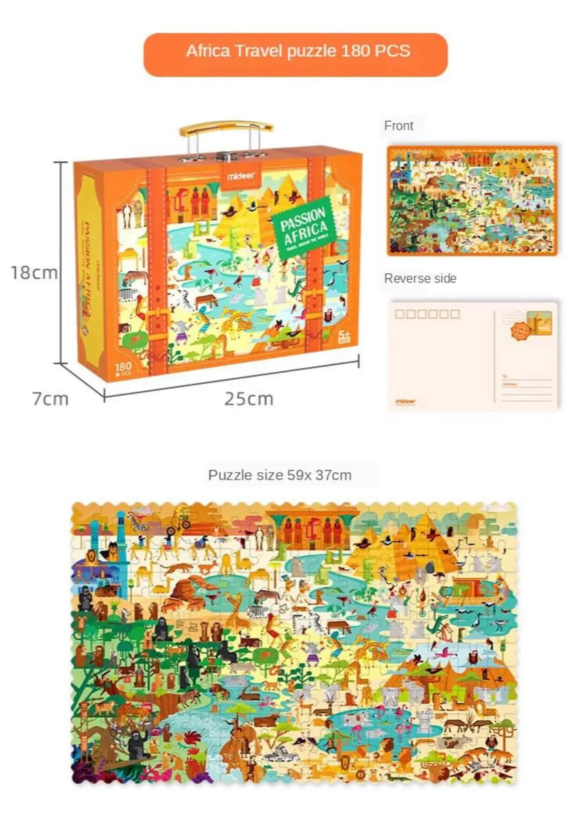 Travel Around the World Puzzle