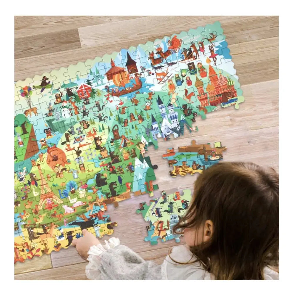 Travel Around the World Puzzle