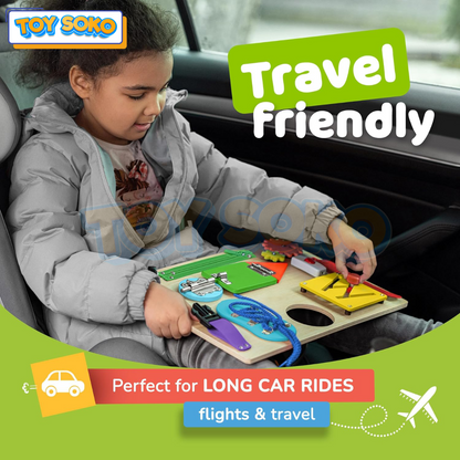 Montessori Busy Board – Learning Toys for Early Child Development