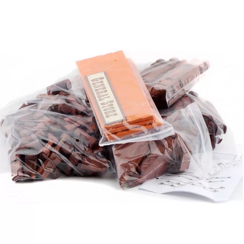 165 Wood Pieces Treehaus House Log - Open ended wooden toys