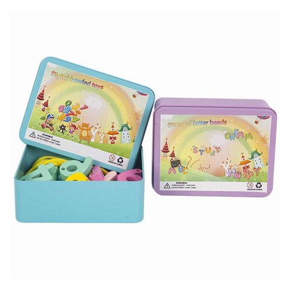 ABC & 123 Digital Beaded Box