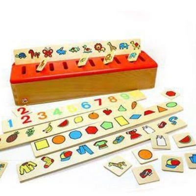 Grand jeu de tri par catégorie JUMBO Montessori Jouets en bois pour enfants