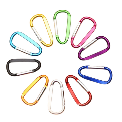 Kids Aluminum D-shape Carabiner Clip Tool Hook Key Ring