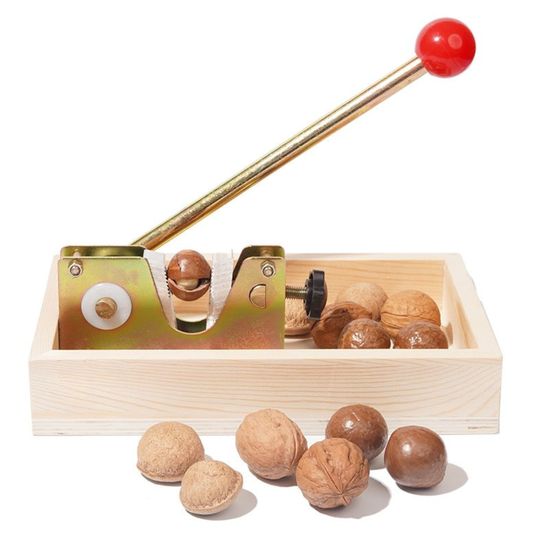 Wooden Macadamia Nut Cracker Handheld Opener