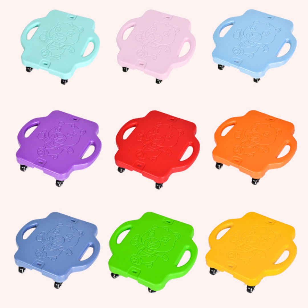 Motor Skill Body Scoot Board Kids Balance Sensory Occupational Therapy