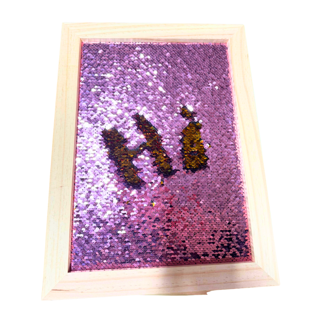 Sensory Sequine Wall Panel Toy Frame