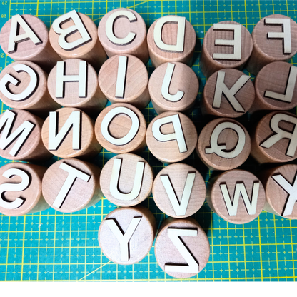 Montessori Kids Wooden Stamps Insects Bee Footprints Animals Butterfly lifecycle Set