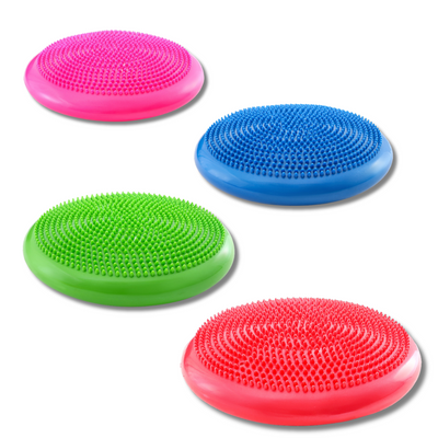 Coussin Sensoriel d'Équilibre pour Enfants avec Picots Tactiles, Disque de Yoga