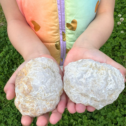 Large Kids Break a Crystal Geode Natural Rock 5-8cm Kids Surprise Gift