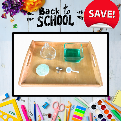 Montessori Toddler Water Transfer Liquid Pouring Activity Kit