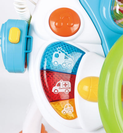 Toddler Interactive Driving Simulator Toy with Controls and Sounds