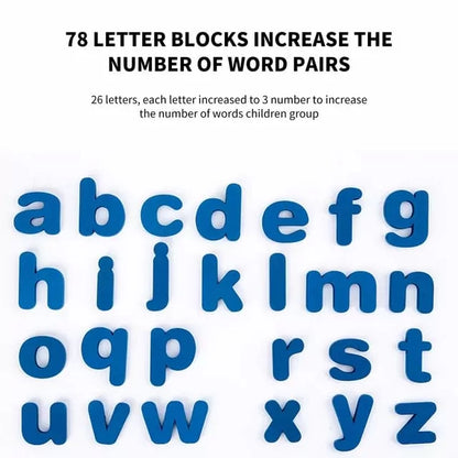 Zebra Vocabulary Building Wooden Spelling Game - 6675