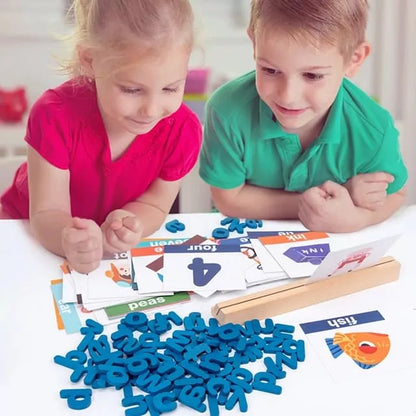 Zebra Vocabulary Building Wooden Spelling Game - 6675