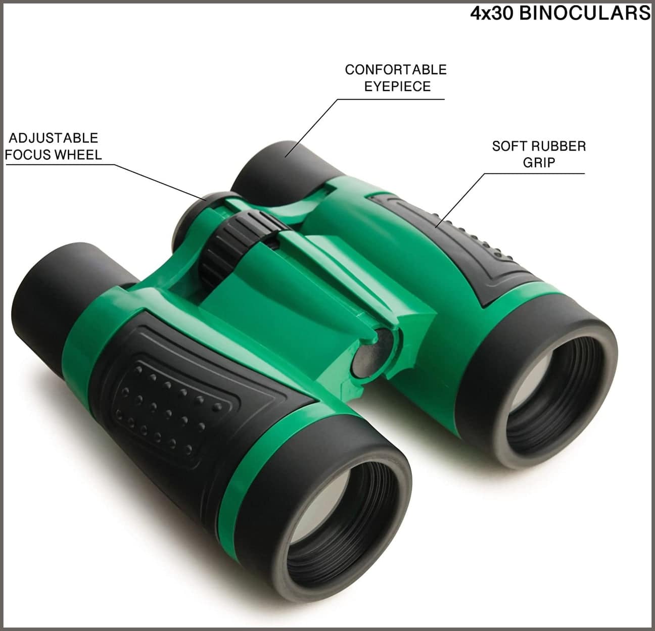 Explorers Pack Field Binoculars with inspection Tubs Magnifier Glass Sensory Tools