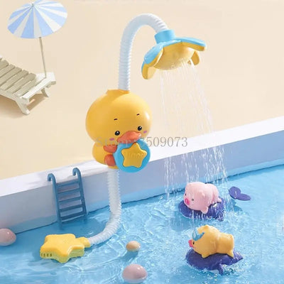 Fidtoy Little Bado / Poussin Water Jet Sprinkler – Interactive Bath Toy for Toddlers