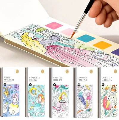 Set de pintura de acuarelas