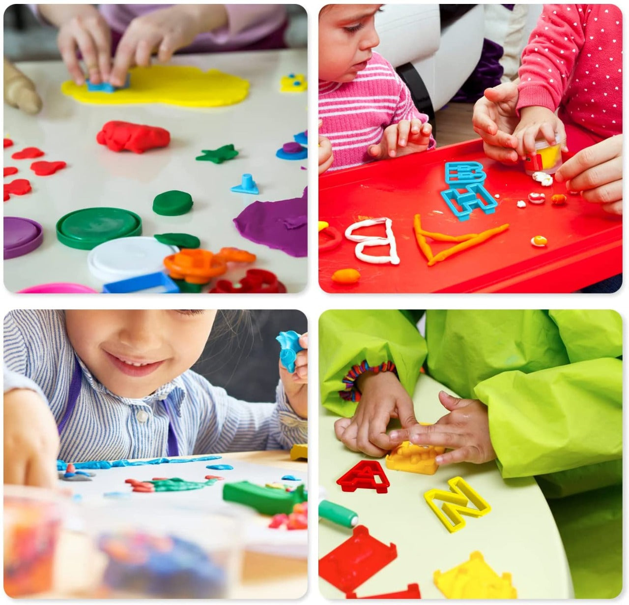 Alphabet Learning Play Soft Dough Kit - 23B