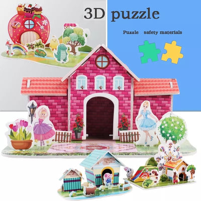 Set de Rompecabezas 3D de Espuma "Villa" para Armar - 488