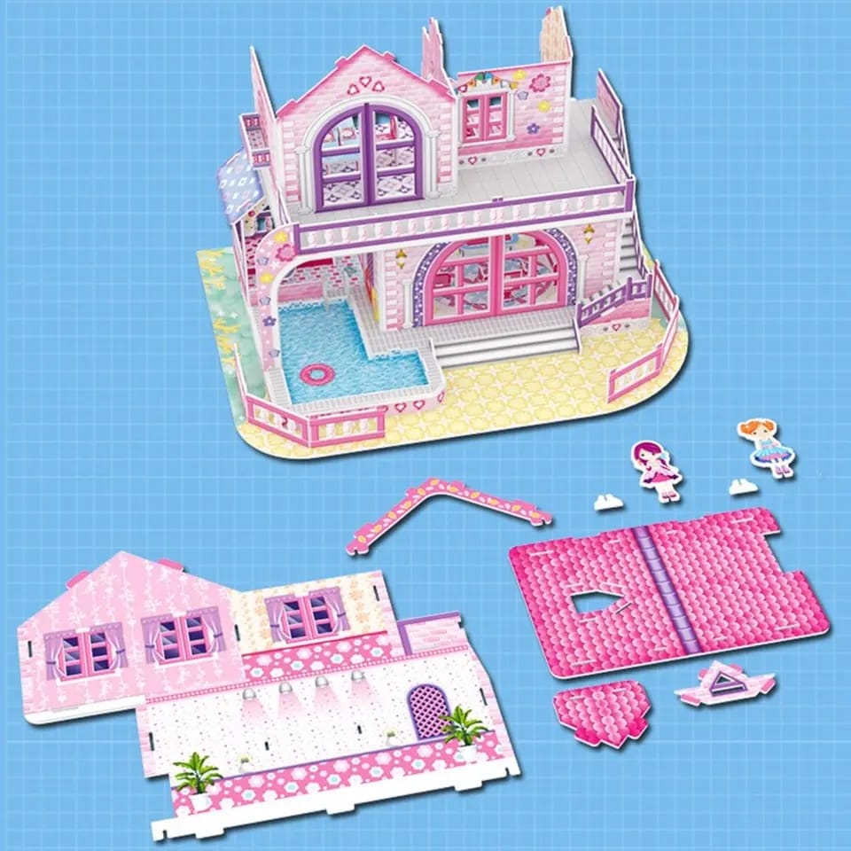 Set de Rompecabezas 3D de Espuma "Villa" para Armar - 488