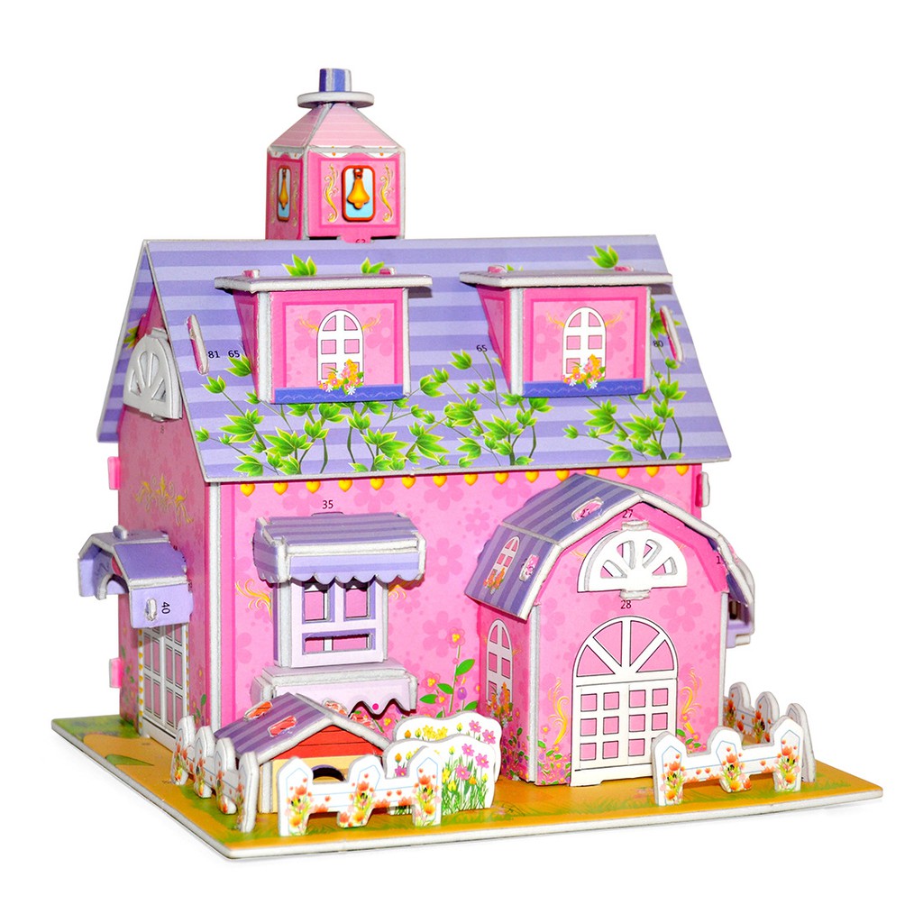Set de Rompecabezas 3D de Espuma "Villa" para Armar - 488