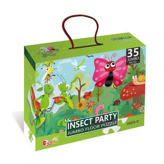 35 Pcs Bugs And Insects Floor Jigsaw Puzzle