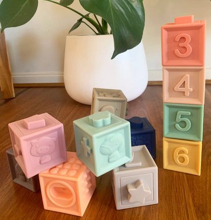 Baby Activity Soft Building Blocks Numbers and Shapes - 312
