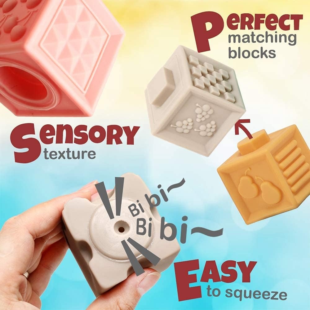 Baby Activity Soft Building Blocks Numbers and Shapes - 312