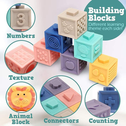 Baby Activity Soft Building Blocks Numbers and Shapes - 312