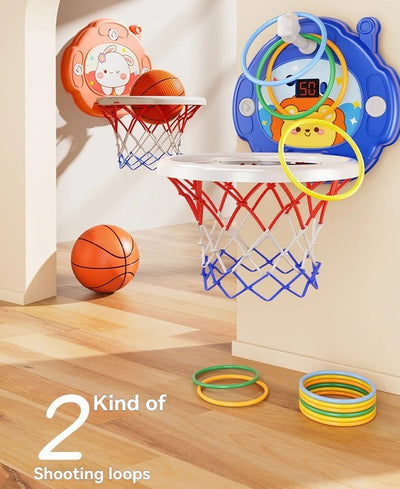 Mini panier de basket d'intérieur avec marqueur et kit de jeu d'imitation - 25B