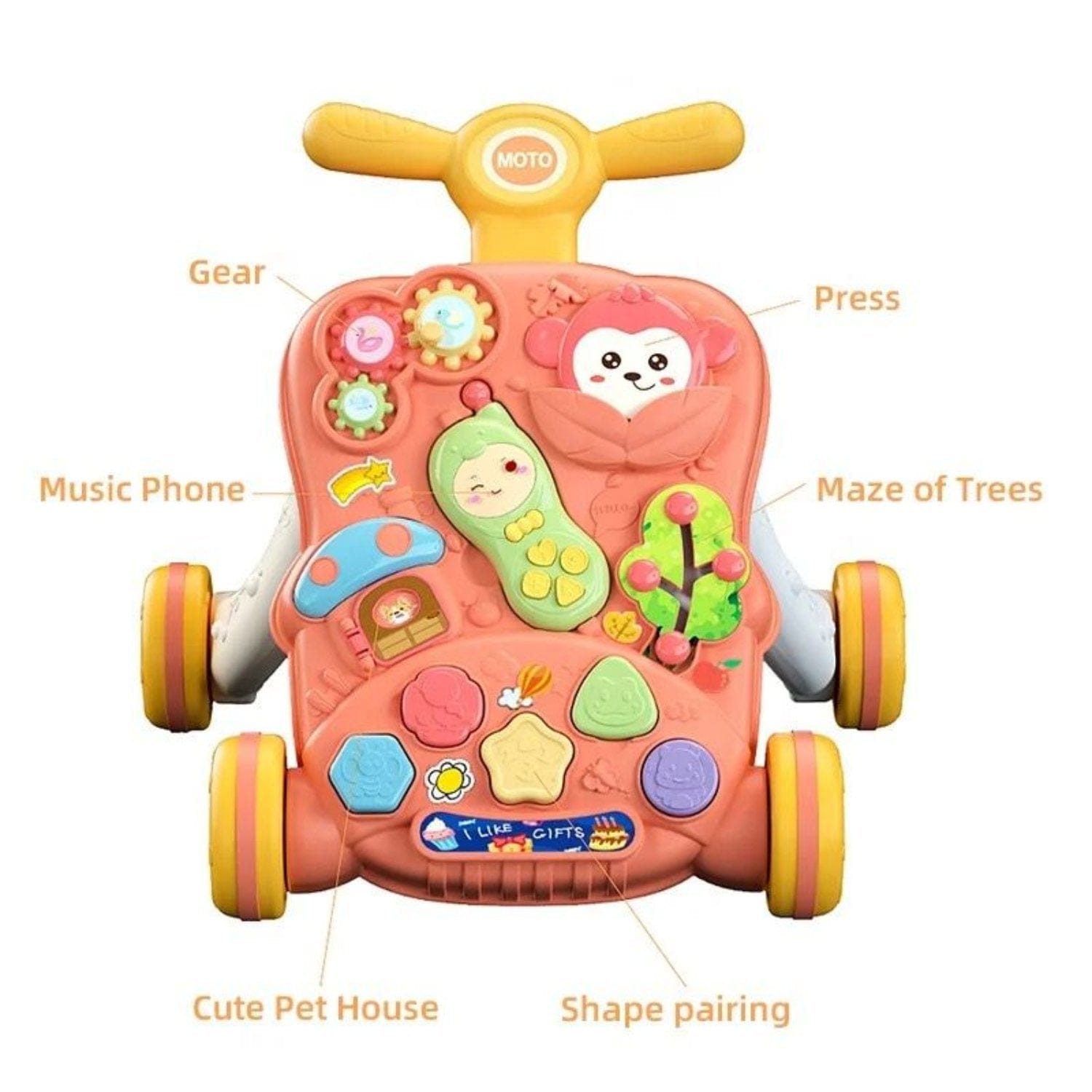 Smart Musical Activity Walker - 622