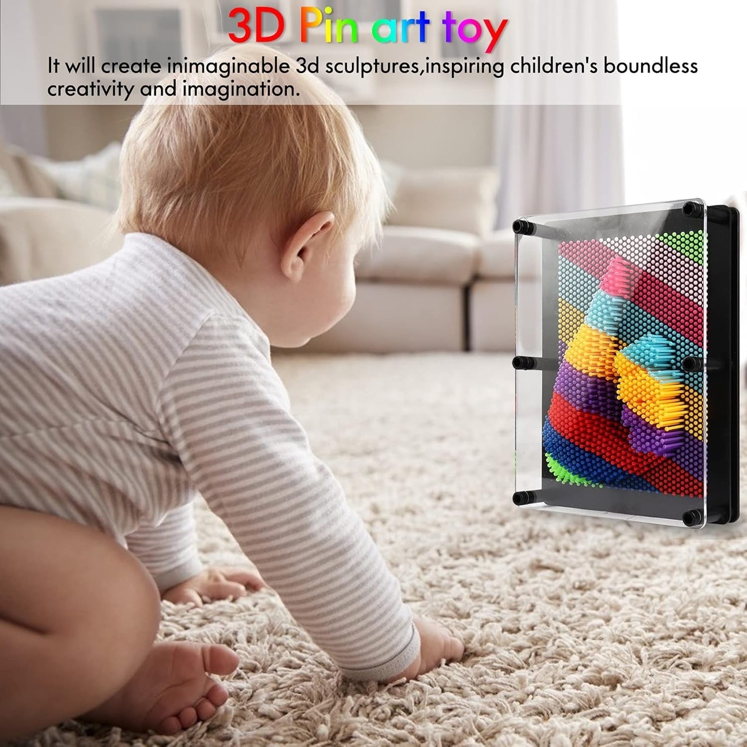 Pin Art 3D Board Sensory Sculpture Toy