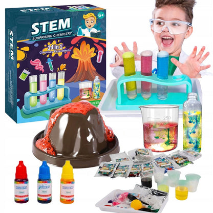 STEM Surprising Chemistry 14in1 Experiment Green Science Kit - 557
