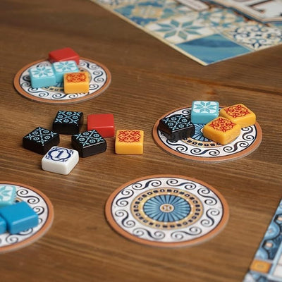 AZUL Juego de mesa de estrategia de colocación de losetas - 4Y1