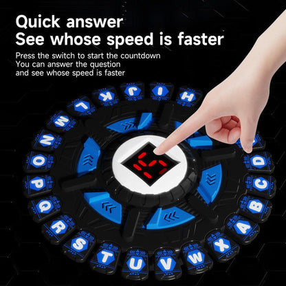 Alphabet Chess Board with Timer Fast Tapple Word Challenge Family Game - 813