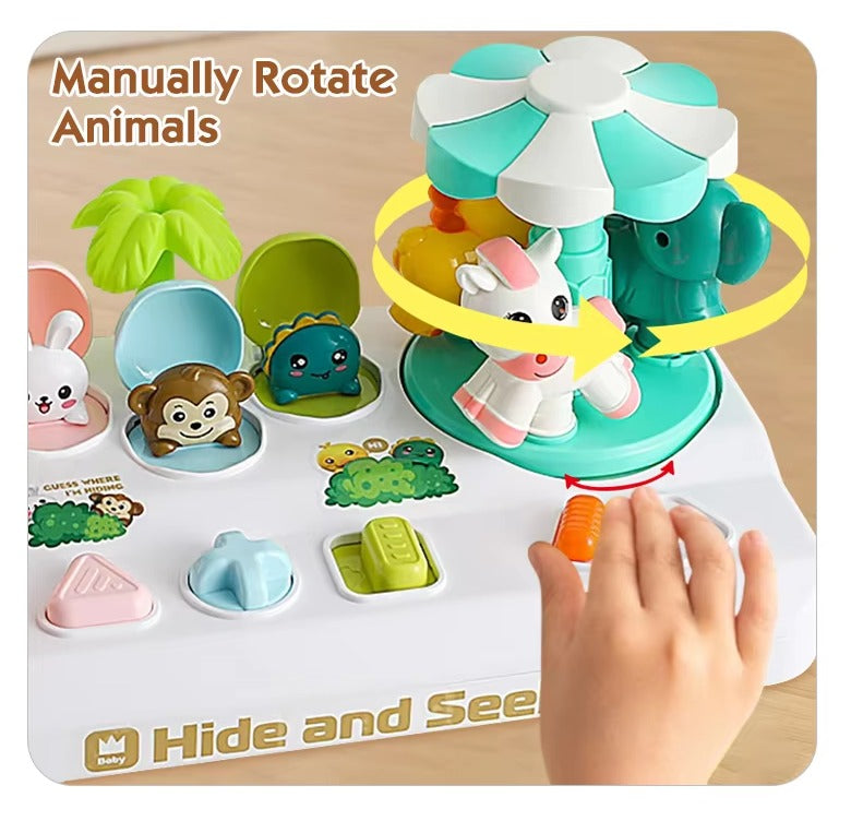 Pop Up Hide & Seek Animal Puzzle - 019